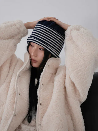 Nero Stripe Winter Beanie