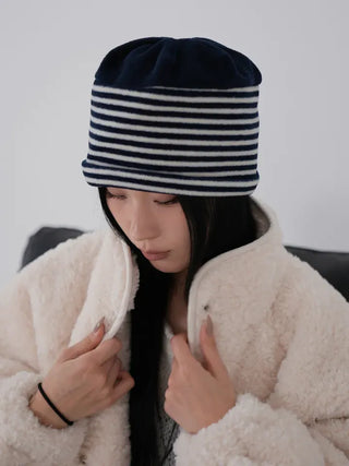 Nero Stripe Winter Beanie