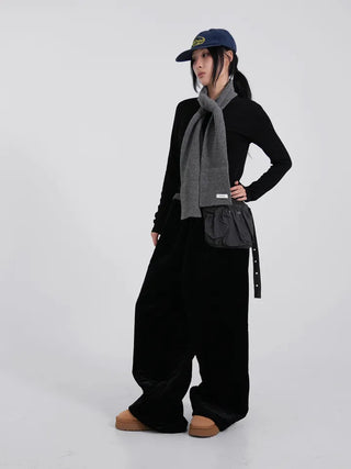 May Comfort Semi-Loose Basic Long Sleeve Tee