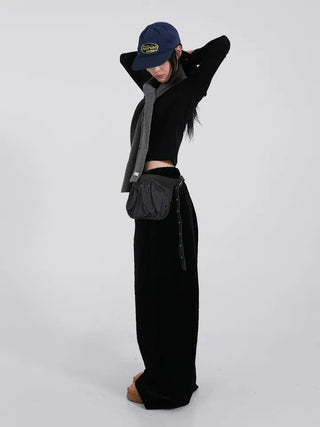 May Comfort Semi-Loose Basic Long Sleeve Tee