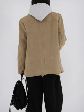 Demin Suede Shearling Mustang Jacket