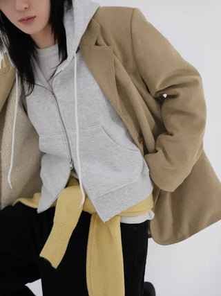 Demin Suede Shearling Mustang Jacket