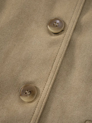 Demin Suede Shearling Mustang Jacket