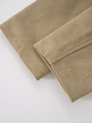 Demin Suede Shearling Mustang Jacket
