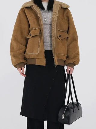 Ranun Diagonal Button Skirt & Long Pants