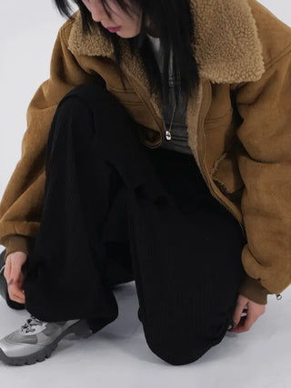 Ranun Diagonal Button Skirt & Long Pants