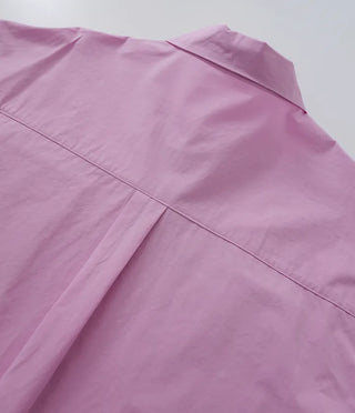 Pre-two-pocket cotton shirt