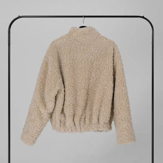 Luke Reversible Glossy Leather Fur Jumper