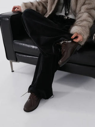 Mona Lace-up Classic Loafers