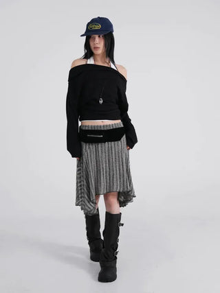 Ronnie Suede Pocket Wide Belt