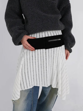 Ronnie Suede Pocket Wide Belt