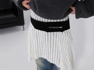 Ronnie Suede Pocket Wide Belt