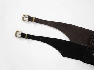 Ronnie Suede Pocket Wide Belt
