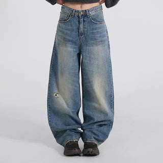 Flo Vintage Washed Denim Pants