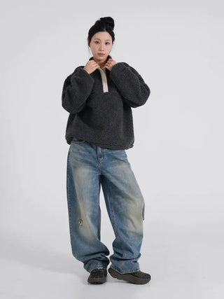 Flo Vintage Washed Denim Pants