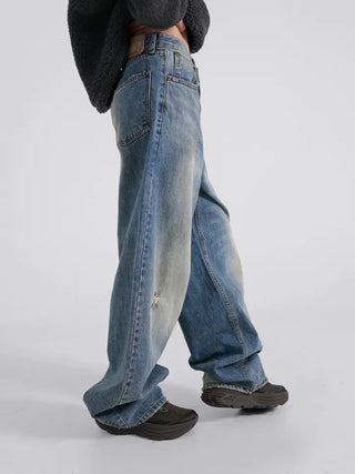 Flo Vintage Washed Denim Pants