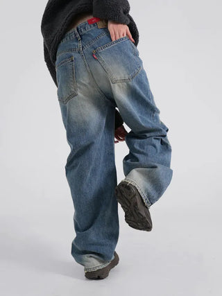 Flo Vintage Washed Denim Pants