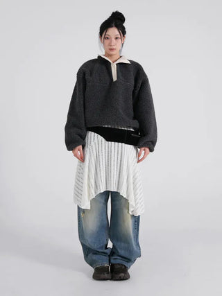 Flo Vintage Washed Denim Pants