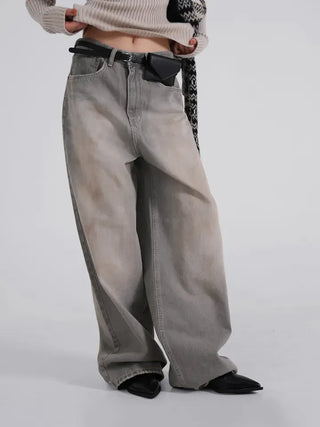 Flo Vintage Washed Denim Pants