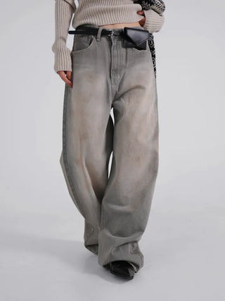 Flo Vintage Washed Denim Pants