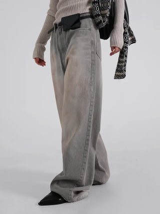 Flo Vintage Washed Denim Pants