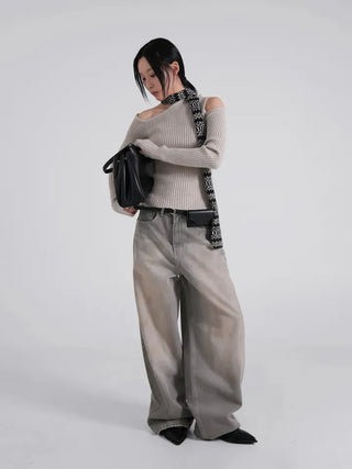 Flo Vintage Washed Denim Pants
