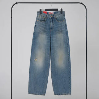 Flo Vintage Washed Denim Pants