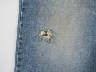 Flo Vintage Washed Denim Pants