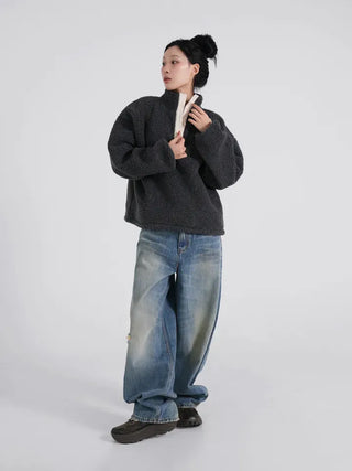 Flo Vintage Washed Denim Pants