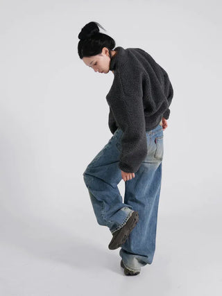 Flo Vintage Washed Denim Pants