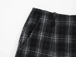 Rondy Check Low Maxi Long Skirt