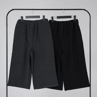 Nido Center Snap Wool String Wide Pants