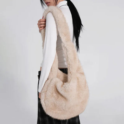 Silkworm Fur Shoulder Bag