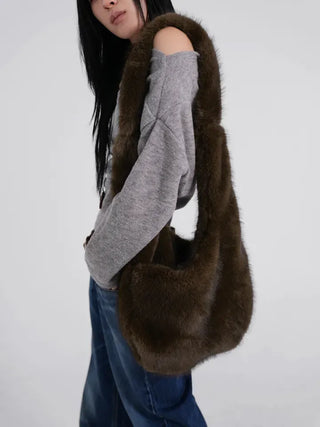 Silkworm Fur Shoulder Bag
