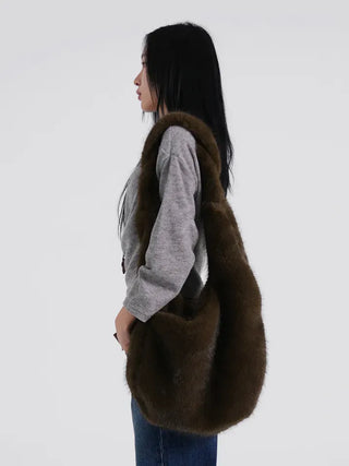 Silkworm Fur Shoulder Bag