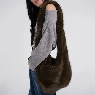 Silkworm Fur Shoulder Bag