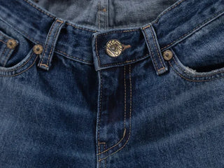 Bona Low-Rise Slim Brushed Wash Pants