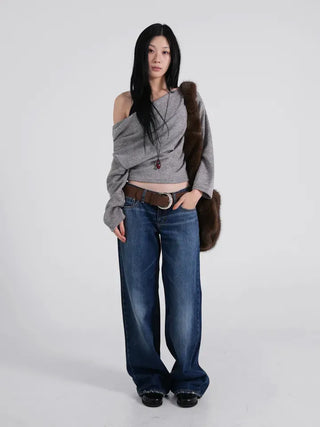 Bona Low-Rise Slim Brushed Wash Pants