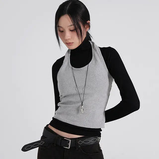 Coil Basic Halter Neck Celine Sleeveless