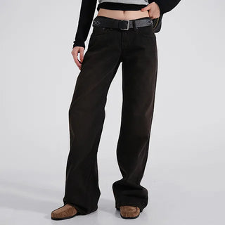 SOV Slim Fit Low-Rise Straight Pants