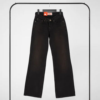 SOV Slim Fit Low-Rise Straight Pants