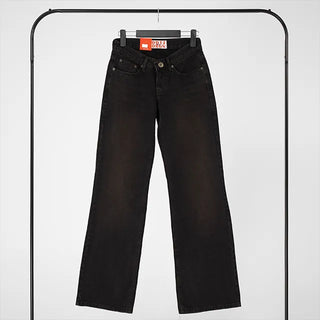 SOV Slim Fit Low-Rise Straight Pants