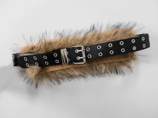 Mary Wild Naughty Fur Belt