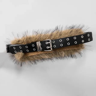 Mary Wild Naughty Fur Belt