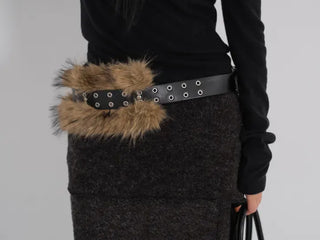 Mary Wild Naughty Fur Belt