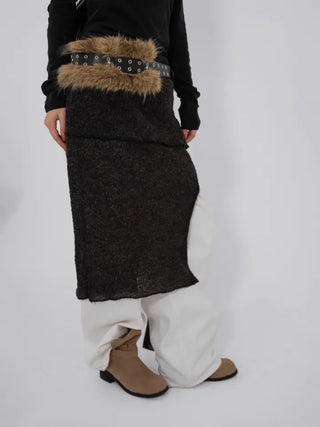 Mary Wild Naughty Fur Belt