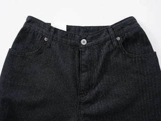 Lark Color Stitch Wide Curved Pants