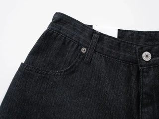 Lark Color Stitch Wide Curved Pants