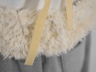 Nao Holiday Fur Halter Bustier
