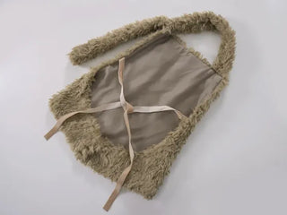 Nao Holiday Fur Halter Bustier